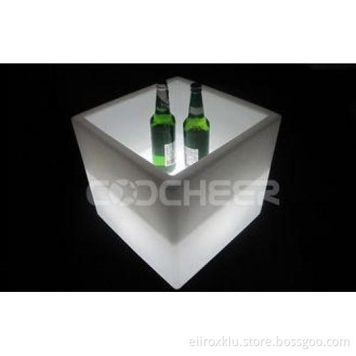 Square Rechargeable Iithium Battery LED Ice Bucket Lighting